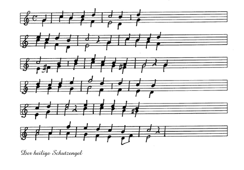 Der heilige Schutzengel - O Engel aus den Scharen